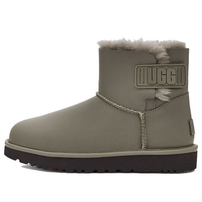 (WMNS) UGG Mini Bailey Logo Strap 'Army Green' 1123623-UMSW