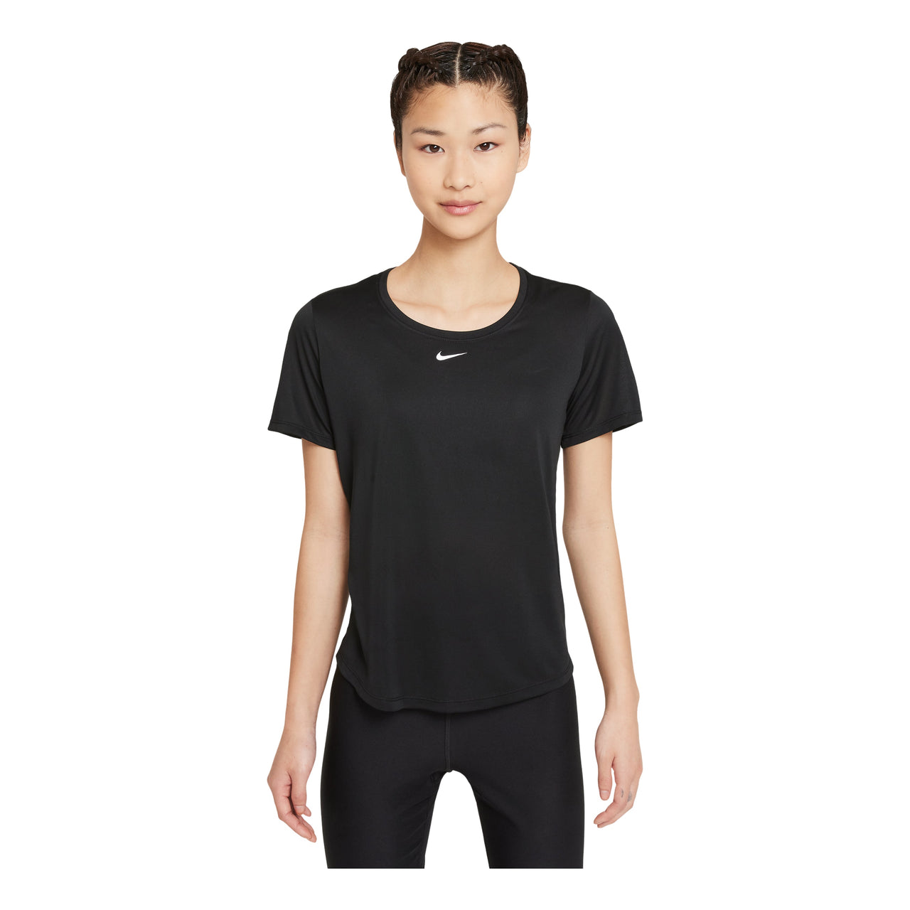 (WMNS) AS W NK One DF SS STD Top Black DD0639-010