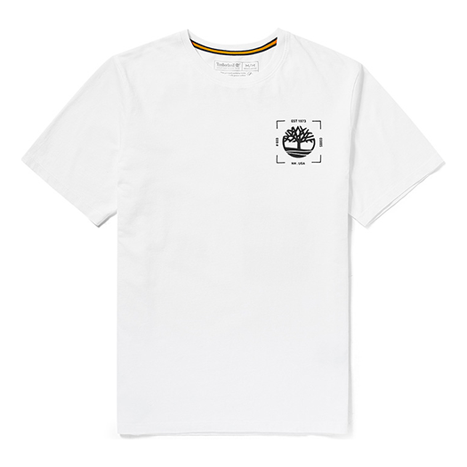 Timberland Causual Sports Round Collar Male White A2EM4-100