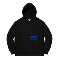 Supreme x JUNYA WATANABE COMME des GARONS MAN Hooded Sweatshirt 'Black Blue' SUP-FW21-277