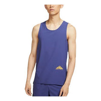Men's Nike Dri-FIT Rise 365 Contrast Color Stitching Running Sports Dark Purple Gray Vest CZ9191-057