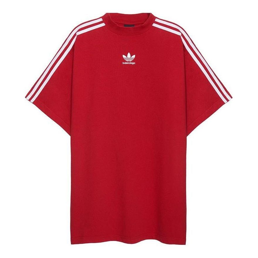 Balenciaga x adidas T-Shirt Oversized 'Red' 739101TNVA66542