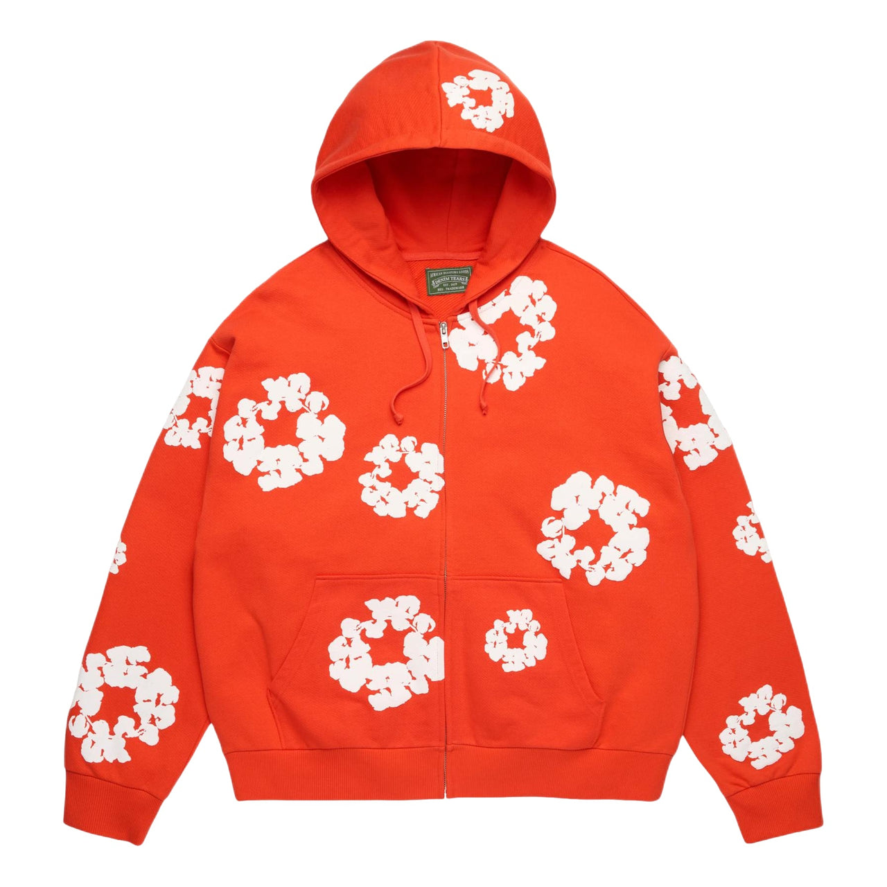 Denim Tears Cotton Wreath Zip Hoodie 'Dark Orange' SS26TZH11413063