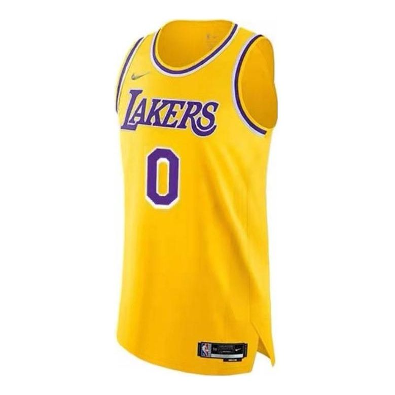 Nike x NBA LA LAKERS Russell Westbrook Jerseys 'Yellow' DB3365-728