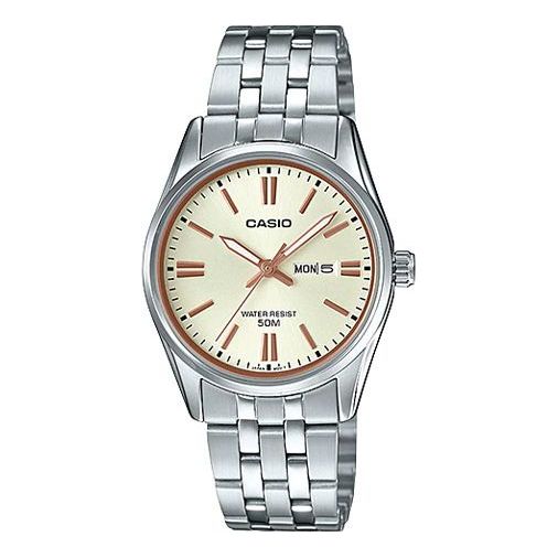 CASIO Waterproof Light Gold Analog LTP-1335D-9AV