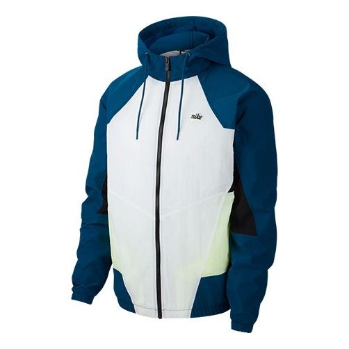 Nike Heritage Windrunner Woven Jacket Coat Blue CJ4359-499