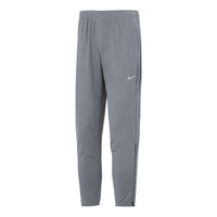 Men's Nike Logo Printing Solid Color Elastic Waistband Drawstring Sports Pants/Trousers/Joggers Gray DD6216-084