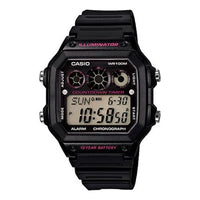 CASIO Waterproof Sports Shockproof Mens Black Digital AE-1300WH-1A2