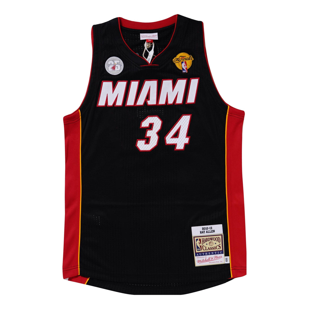 Mitchell & Ness NBA Authentic Jersey' Miami Heat - Ray Allen 2012-13- AJY44943-MHE12RALBLCK