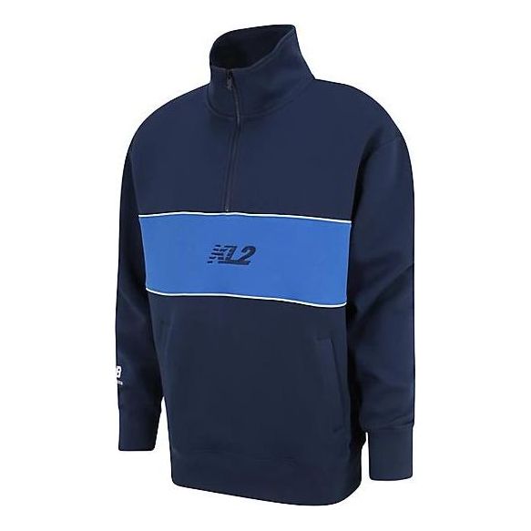 New Balance Kawhi's Klawset 1/4 Zip Rugby Top 'Navy' MT23590-NNY