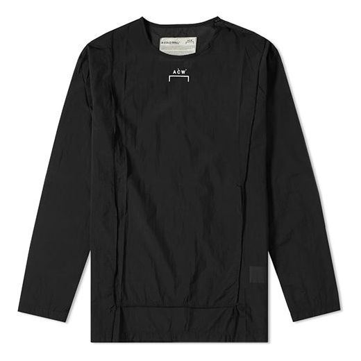 A-COLD-WALL* Long Sleeve Translucent Tee Logo Tee CWH110T244-BK