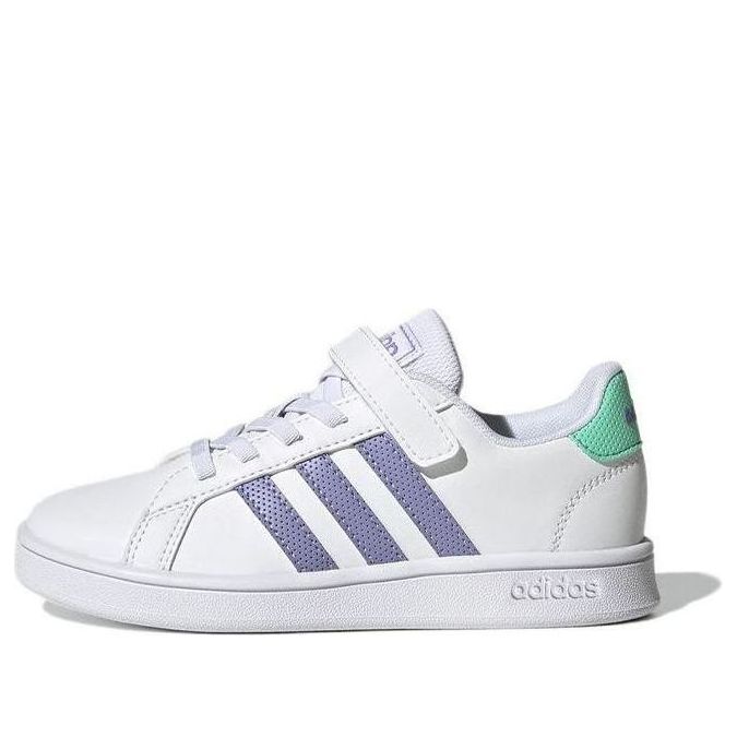 (PS) adidas Grand Court 'Cloud White Purple' GX5748