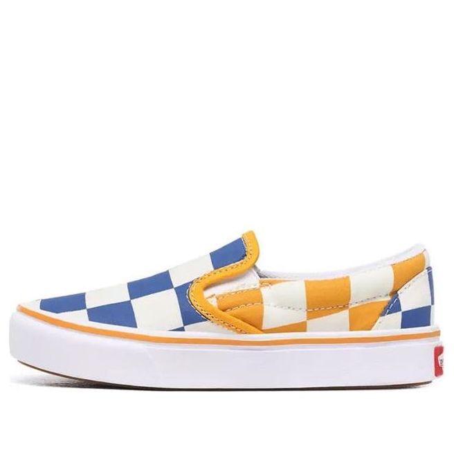 (PS) Vans Big Checker Comfycush Slip-On 'Yellow Blue' VN0A4U1SWIV