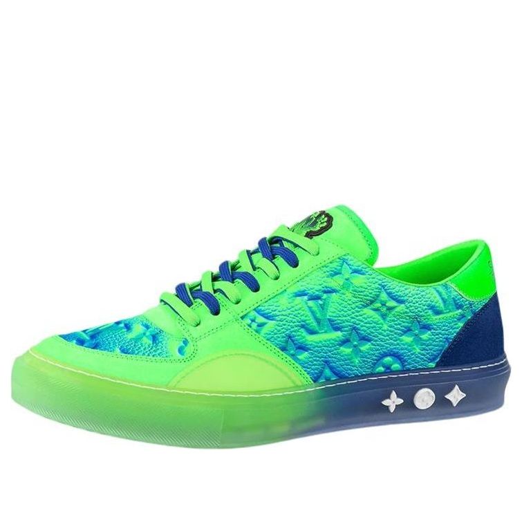 حذاء رياضي LOUIS VUITTON Ollie Richelieu باللون الأخضر 1A9UYP