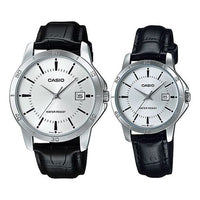 CASIO Couple Quartz Waterproof Unisex Mens Black Analog MTP-V004L-7A<P-V004L-7A