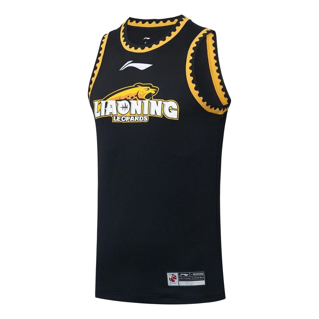 Li-Ning CBA Liaoning Flying Leopards Basketball Jersey 'Black' AAYS397-2