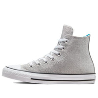 (WMNS) Converse Chuck Taylor Authentic Glam Hi 'Gray Silver' 572046C
