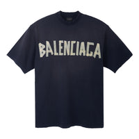 Balenciaga Tape Type T-shirt Medium Fit 'Black Faded' 739784TOVA91055