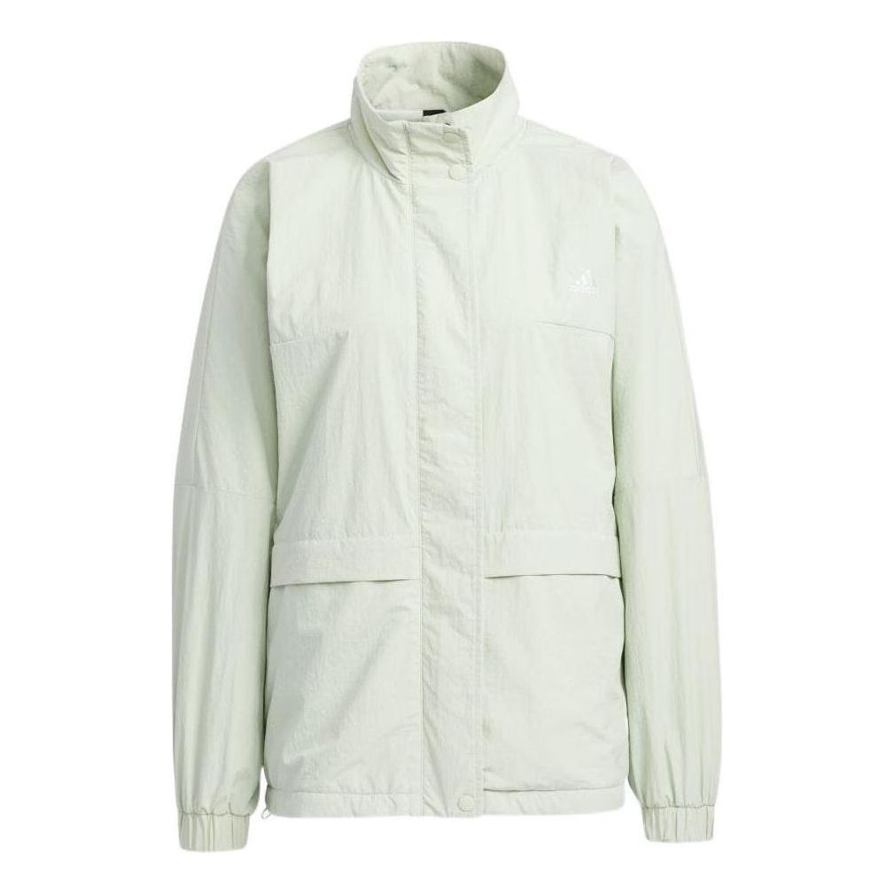 (WMNS) adidas Word Woven Jacket Asia Sizing 'Green' HM2807