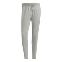 adidas Essentials Single Jersey Tapered Open Hem Pants 'Medium Grey Heather' IC9411