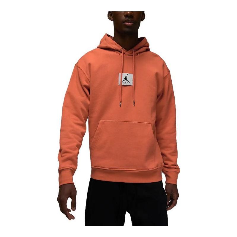Air Jordan Flight Fleece Pullover Hoodie 'Orange' DQ7338-812