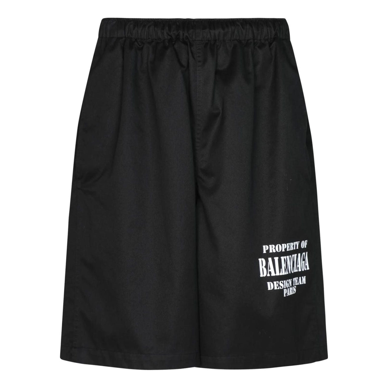 Balenciaga Property Of Logo Shorts 'Black' 704718TKP241000