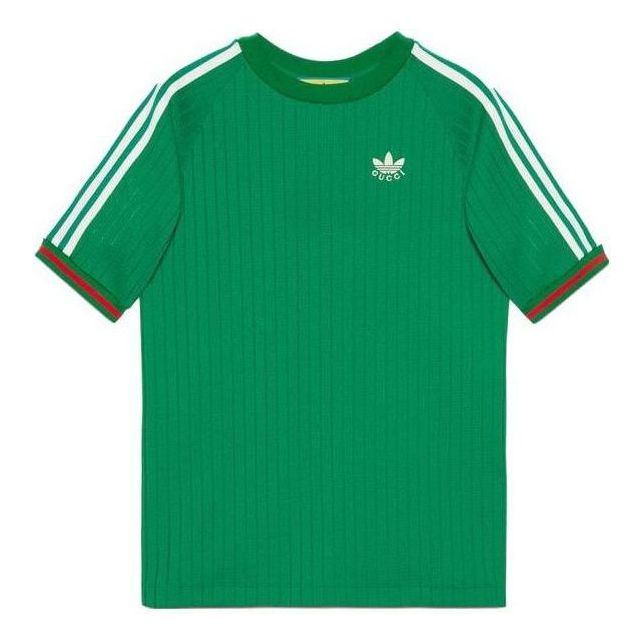 Gucci x adidas Jersey T-shirt 'Green' 700486-XJEJT-3063