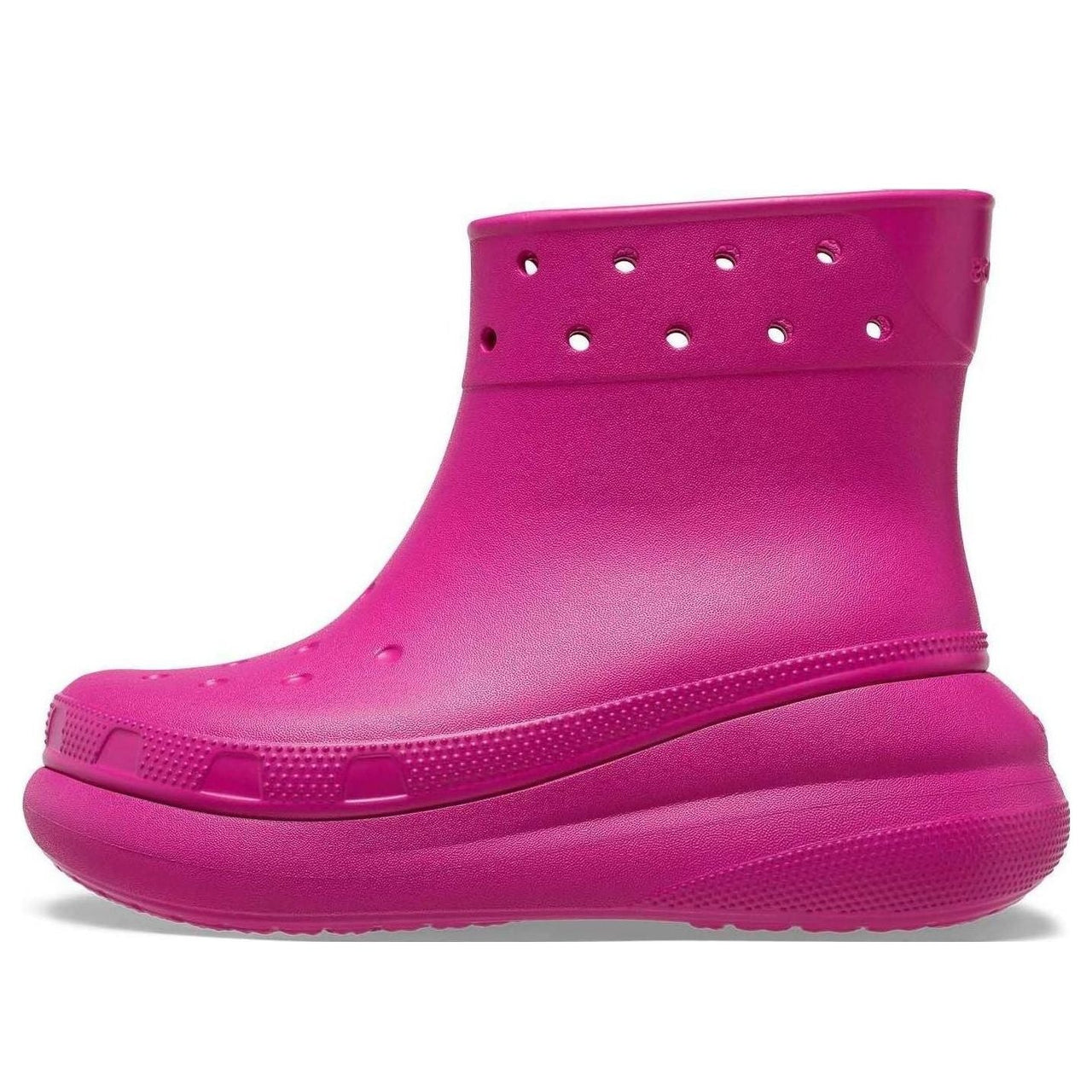(WMNS) Crocs Classic Crush Boots 'Fuchsia Fun' 207946-6SV