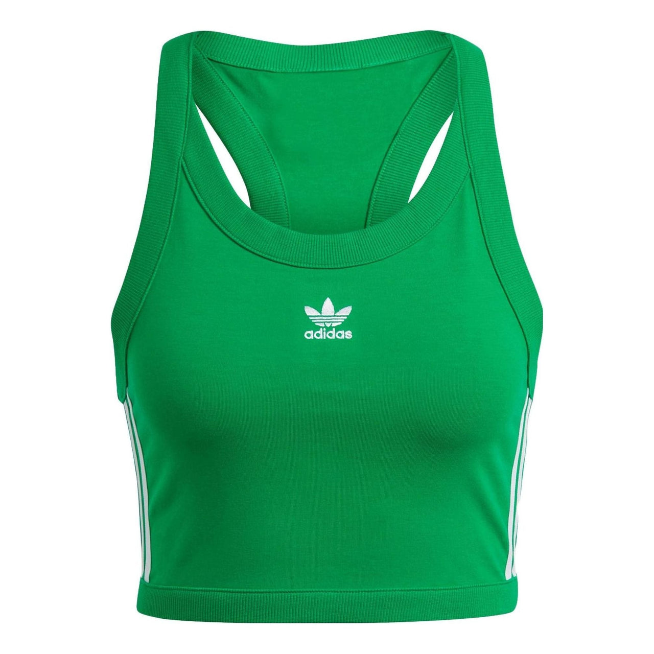 (WMNS) adidas Adicolor Classics 3-Stripes Short Tank Tops 'Green' IK6586