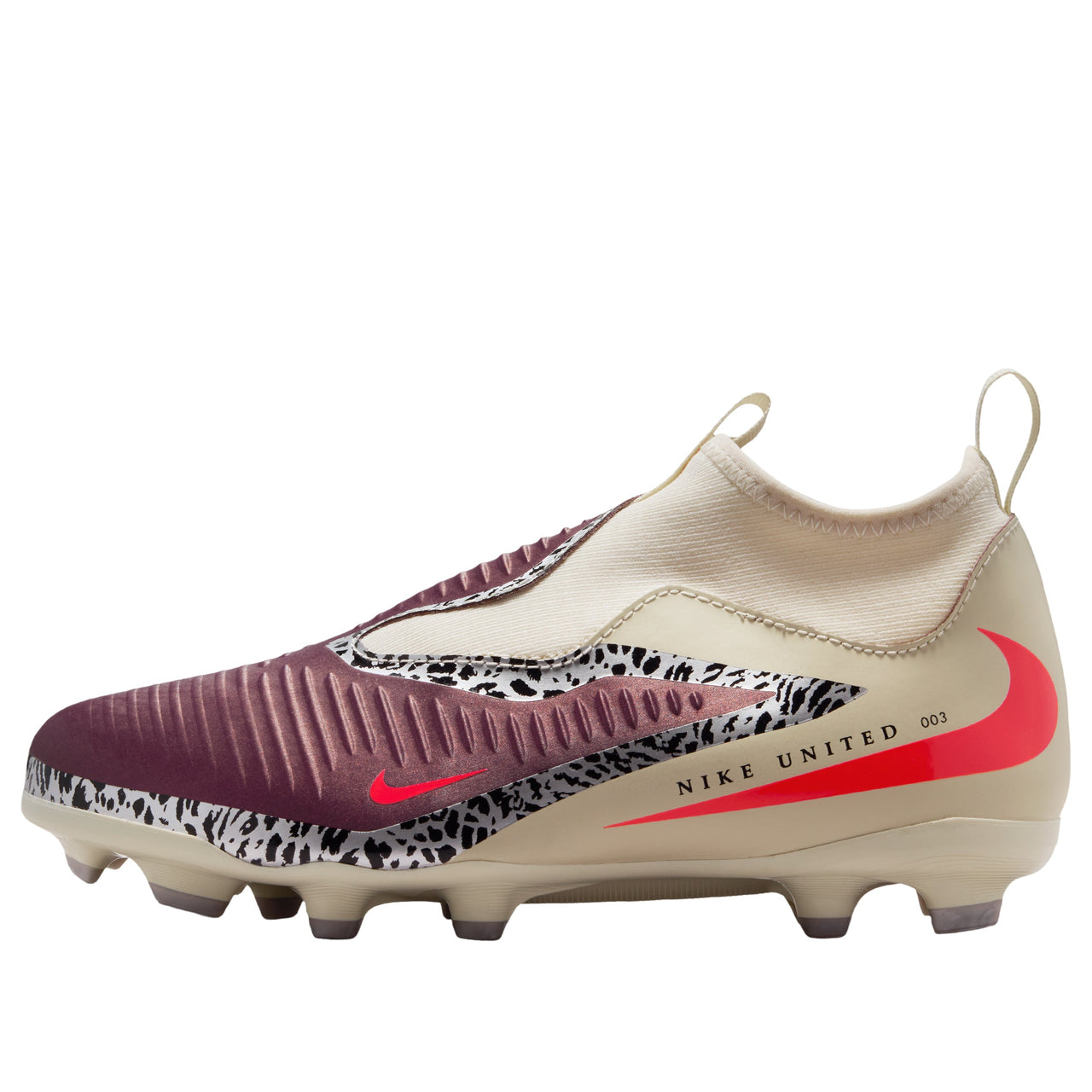 (GS) Nike United Jr. Phantom 6 High Academy 'Burgundy Crush Fossil' IO8481-661