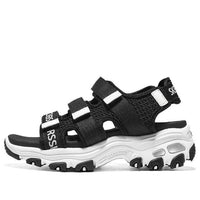 (GS) Skechers Dlites Sandals 'Black White' 319200L-BKW