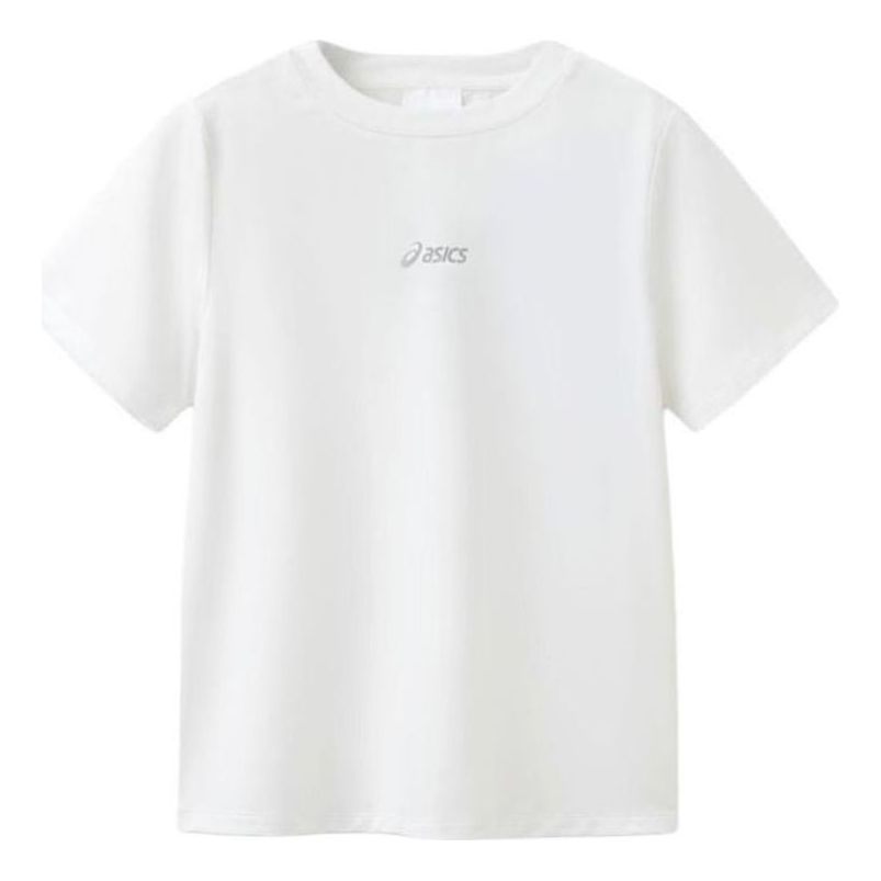 (GS) ASICS Casual T-shirt 'White' 332241173087