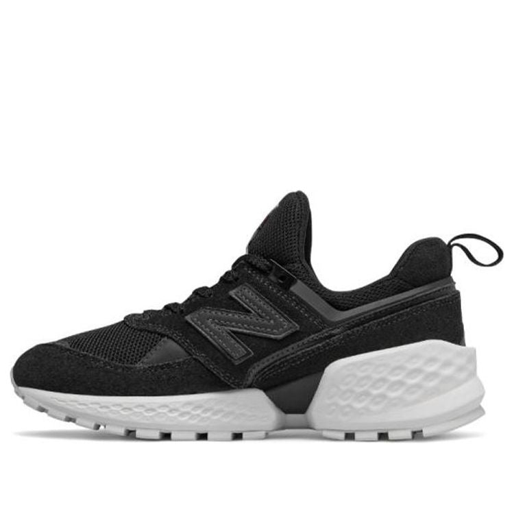 (WMNS) New Balance NB 574 Sport Sports Casual Shoes 'Black White' WS574TEB
