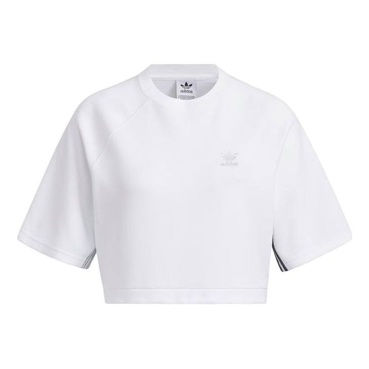 (WMNS) adidas originals Toc Graphic T-Shirt 'White' IN1006