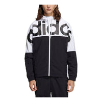 adidas neo M Icons C+ Wb Contrasting Colors Printing Logo Sports Hooded Jacket Black H14213