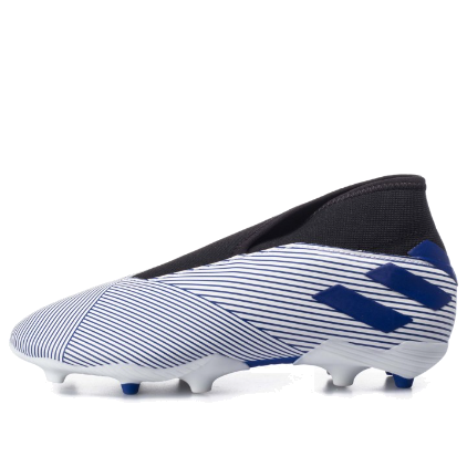 (GS) adidas Nemeziz 19.3 FG AG 'White Royal Blue' EH0018