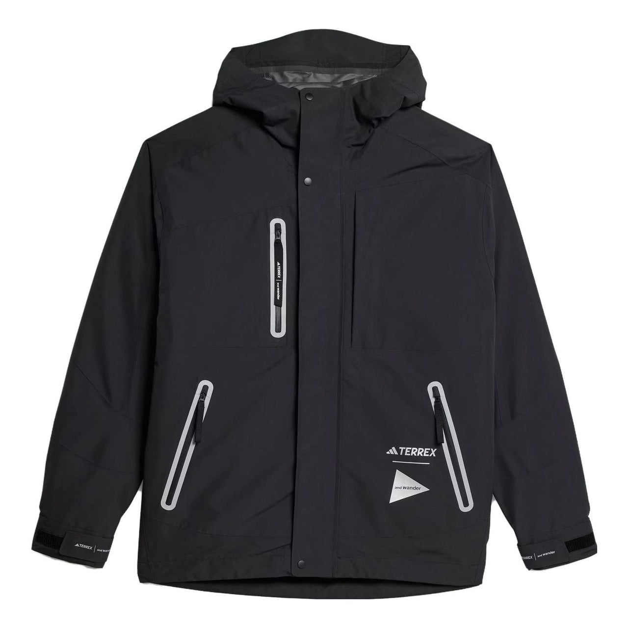 adidas Terrex x And Wander XPLORIC Hooded Jacket Asia Sizing 'Black' IJ5895