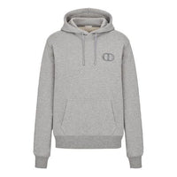 DIOR SS21 Embroidered Logo Pattern Gray 113J698A0531-C888