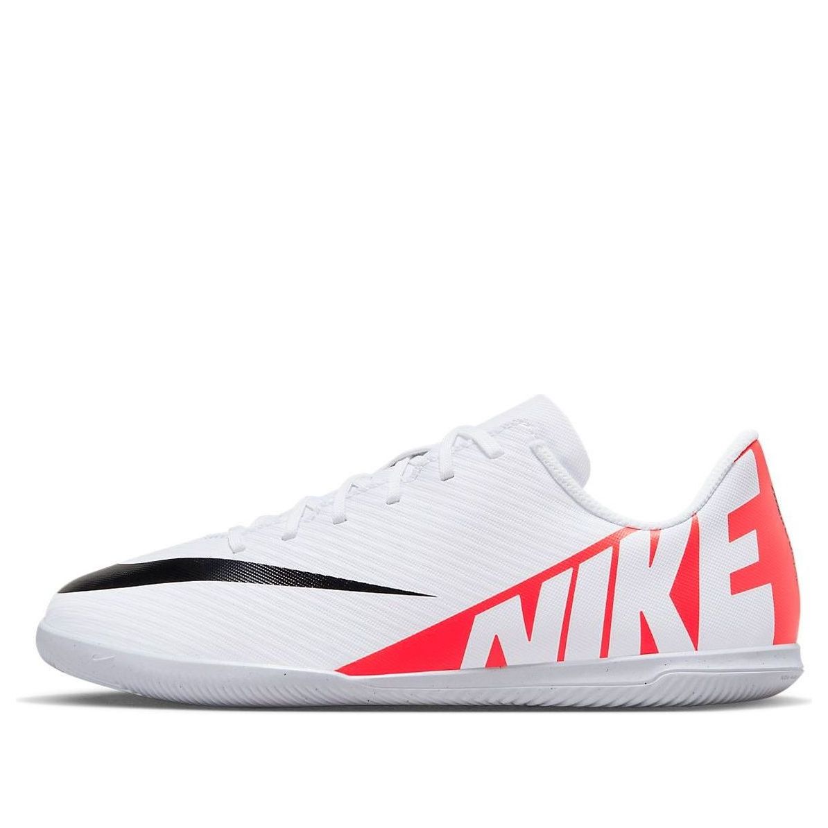 (GS) Nike Jr. Mercurial Vapor 15 Club Indoor 'White Bright Crimson' DJ5955-600
