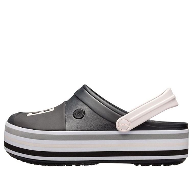 Crocs Thick Sole Black Unisex Sandals 205699-001