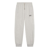 Li-Ning BadFive Logo Sweatpants 'Grey' AKLS639-1