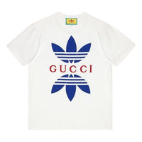 Gucci x adidas Cotton T-shirt 'White' 548334-XJEMJ-9280