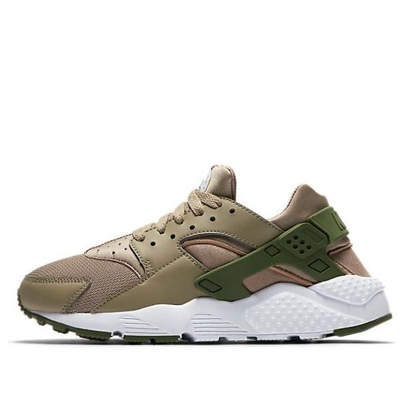 (GS) Nike Huarache Run 'Khaki Medium Olive White' 654275-200