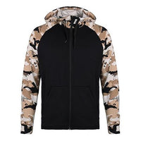 Men's Nike Camouflage Splicing Jacket Black AQ1139-010