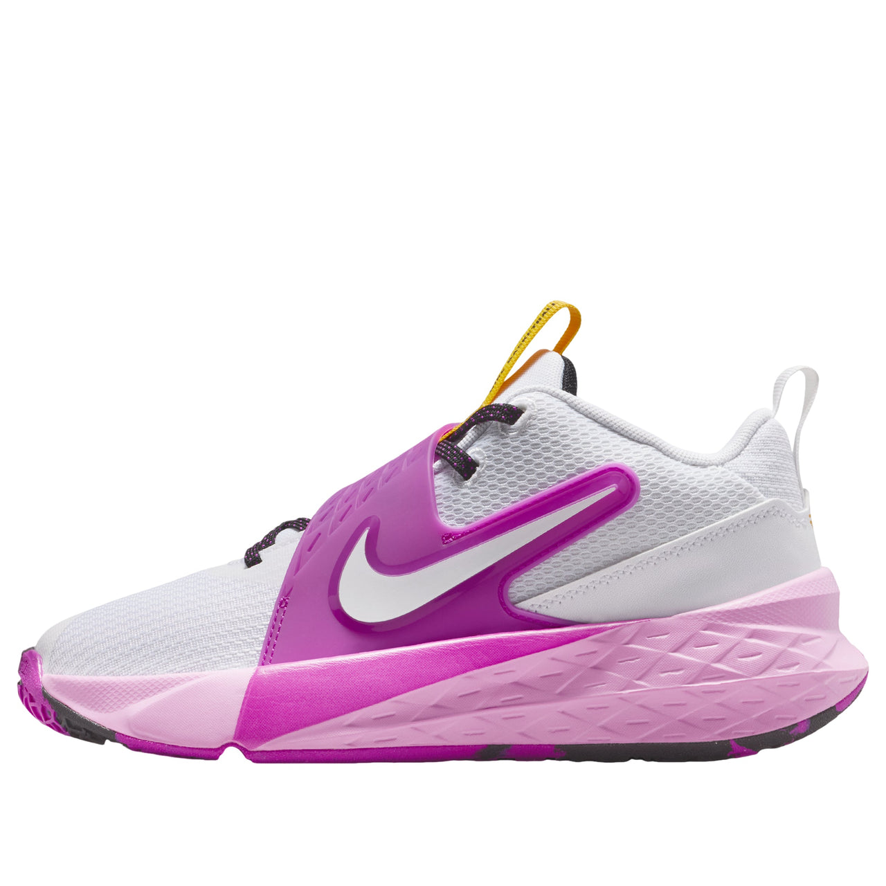 (GS) Nike Team Hustle D 12 'White Vivid Purple' HF6279-103