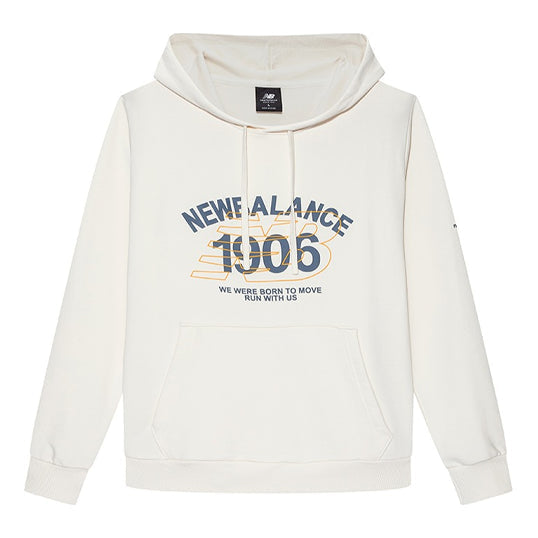 New Balance Men's New Balance Alphabet Printing Sports Creamy White AMT13386-IV