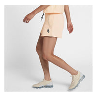 (WMNS) Nike NRG Fleece Short 'Tan' 923851-838