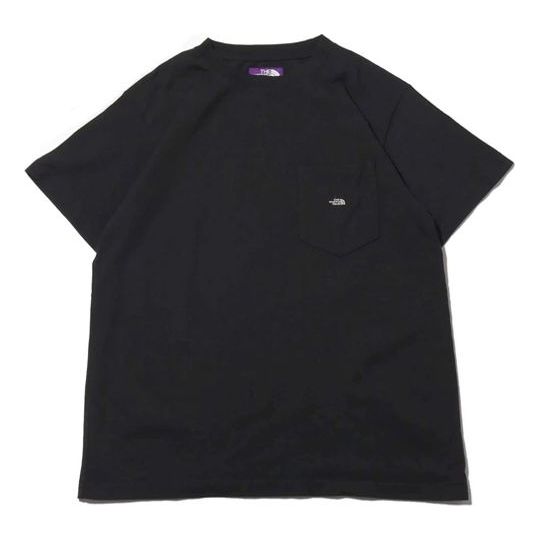 THE NORTH FACE Unisex PURPLE LABEL 7OZ H/S POCKET TEE Short-sleeved Black NT3962N-K