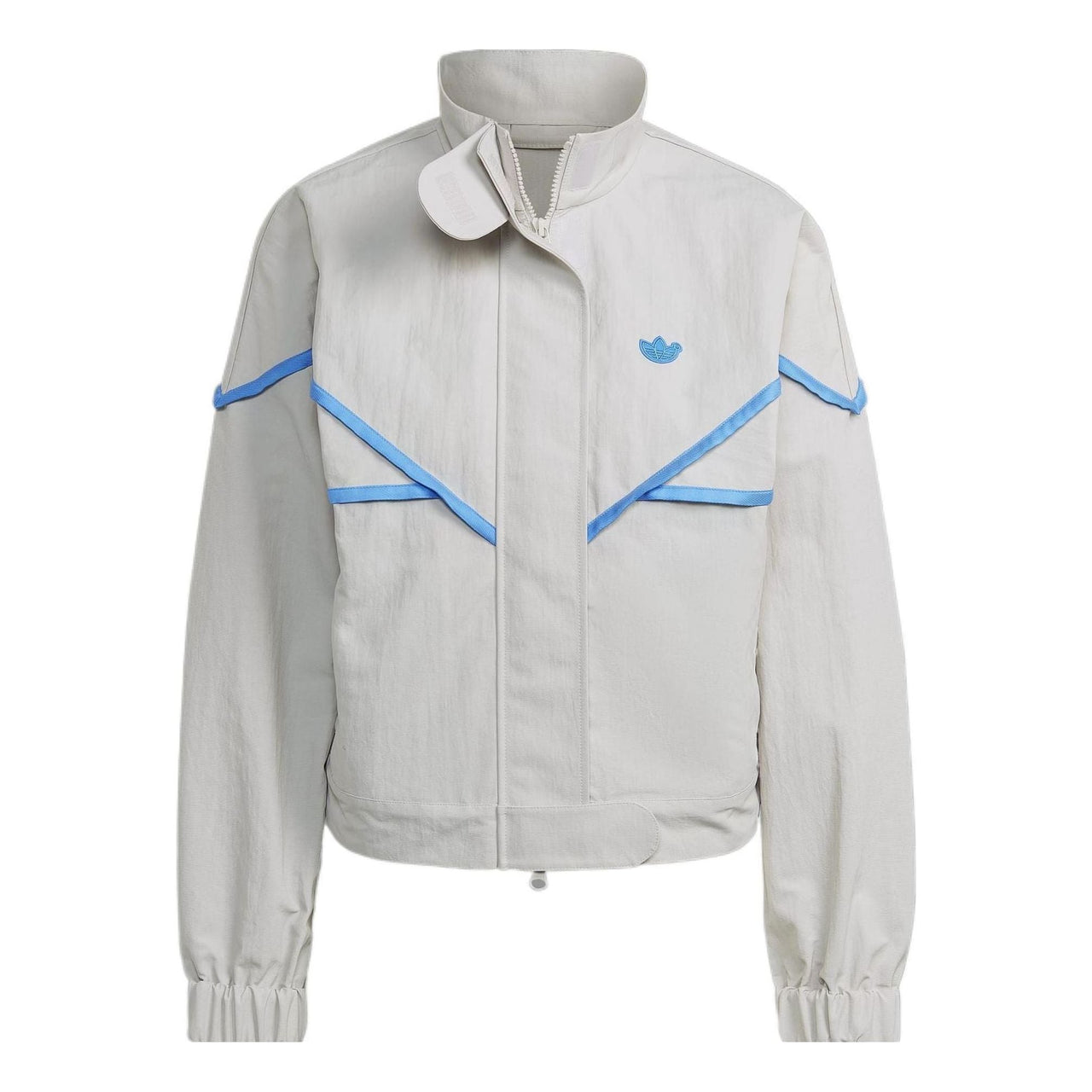 (WMNS) adidas Blue Version Track Top Asia Sizing 'White Blue' HK7246