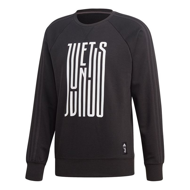 adidas Soccer/Football Sports Round Neck Pullover Black FR4218